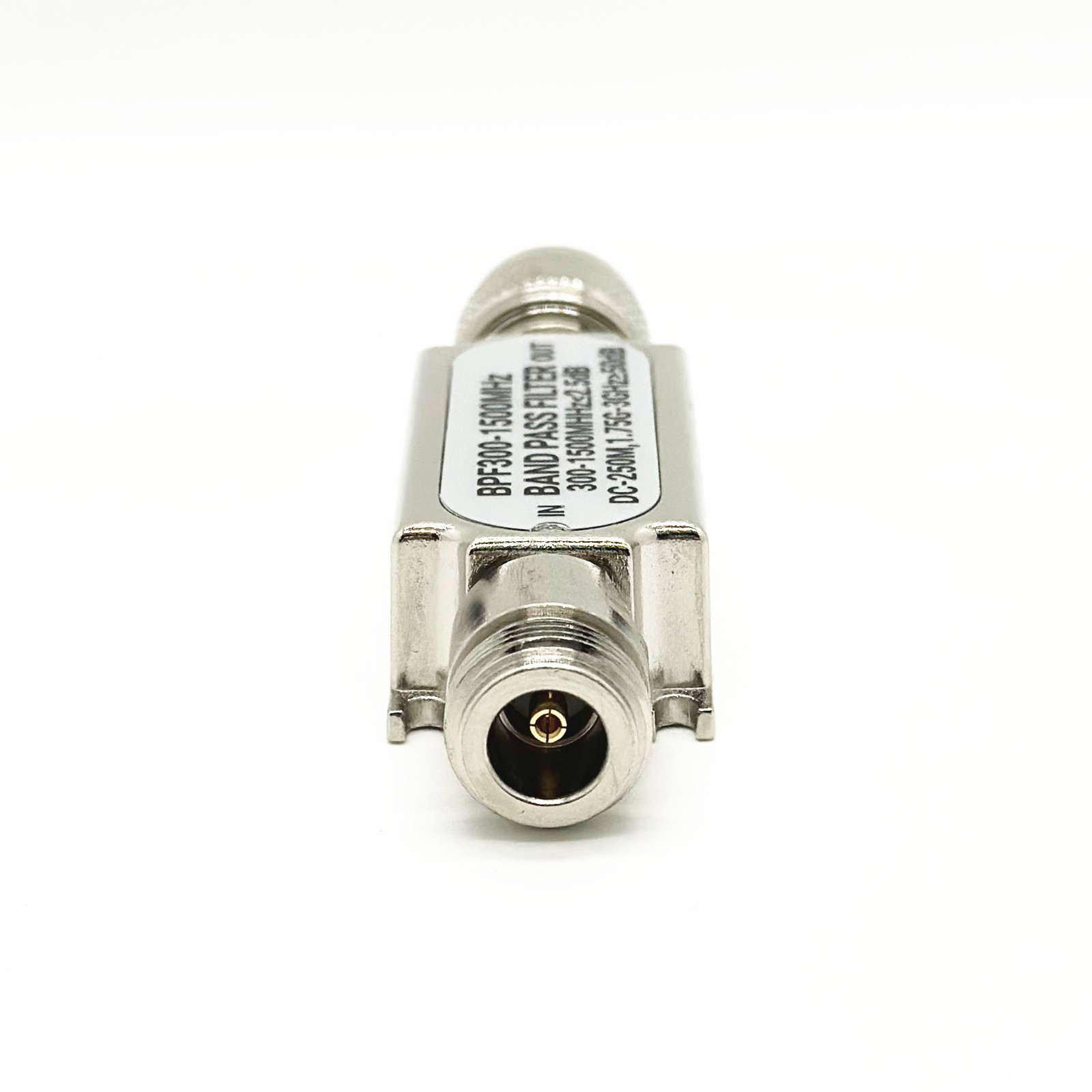 1pcs Band Pass Filter N-type Male and Female BPF300-1500MHz Impedance 50Ω