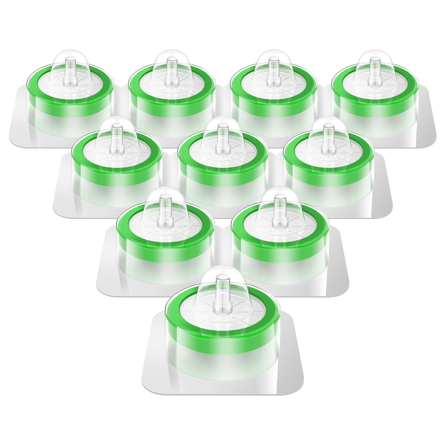 Syringe Filters 0.22um Sterile PES,33mm,Hydrophilic,Lab Filters,Sample Prep,10Pk