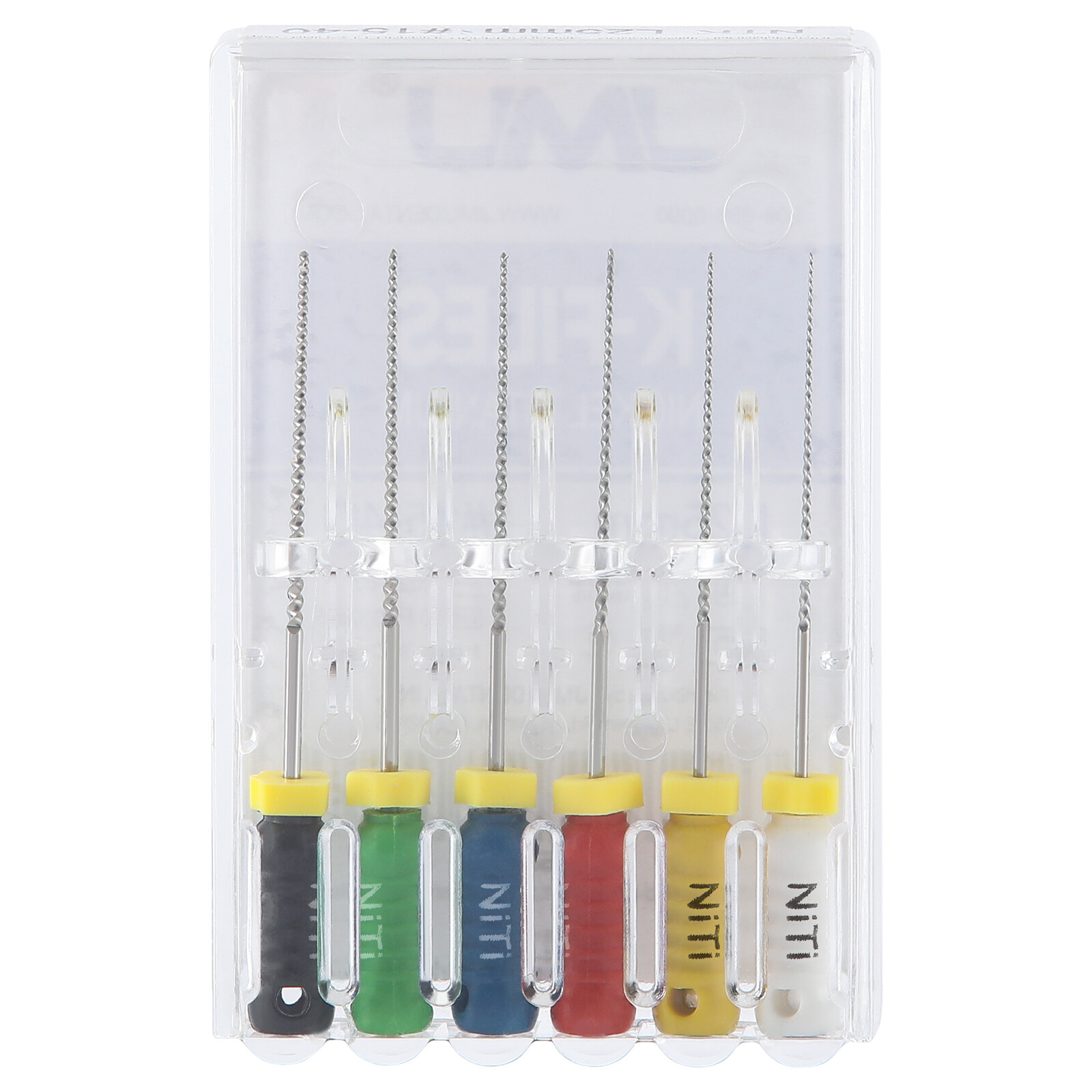 JMU Dental Endodontic Endo Root Canal Niti K-Files 21/25/28/31mm Hand Use, 6pcs