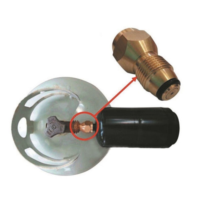 Propane Refill Adapter Lp Gas Cylinder Tank Coupler for Outdoor Camping Picnic
