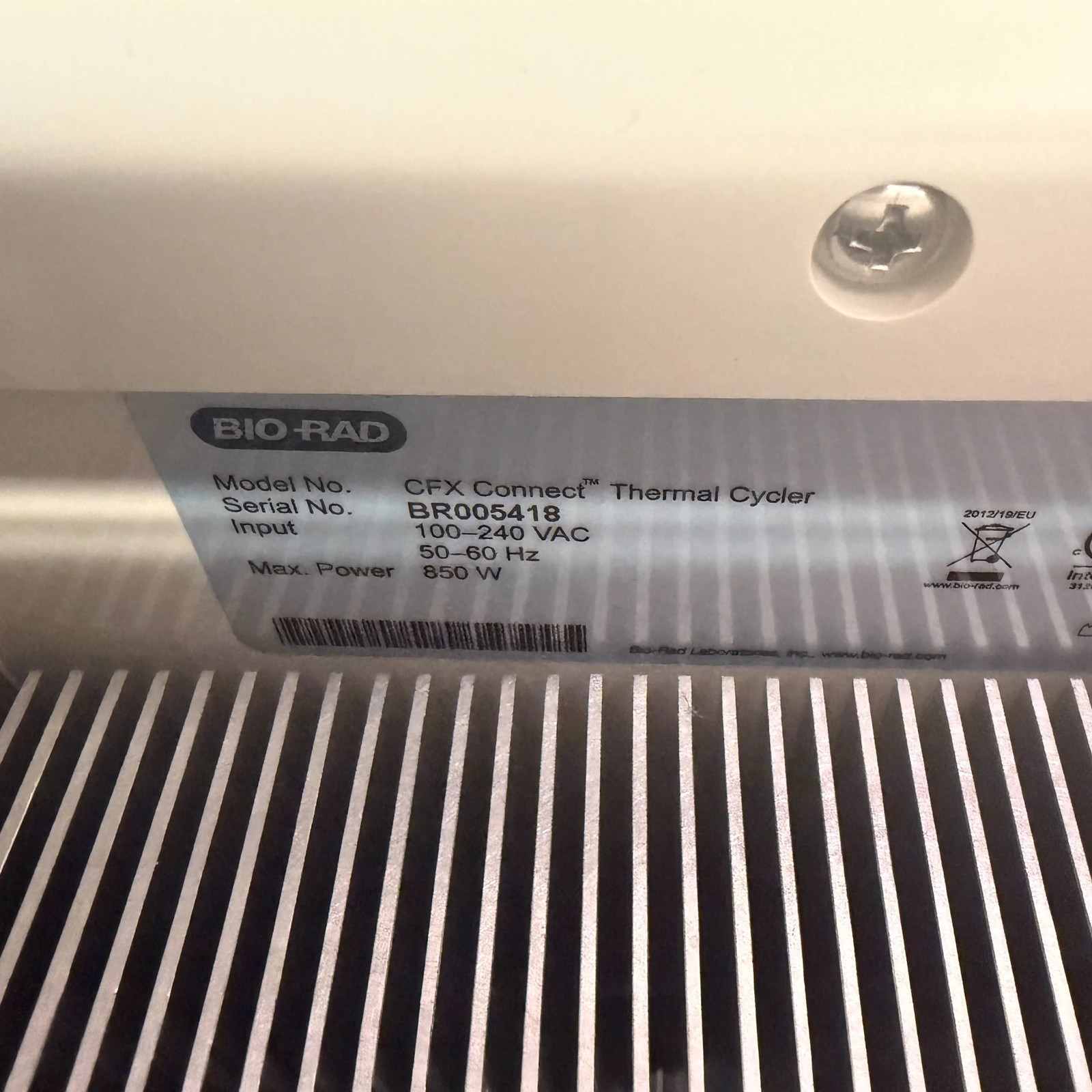 Bio-Rad CFX Connect Real-Time PCR Detection System w/ CFX Connect Optics Module