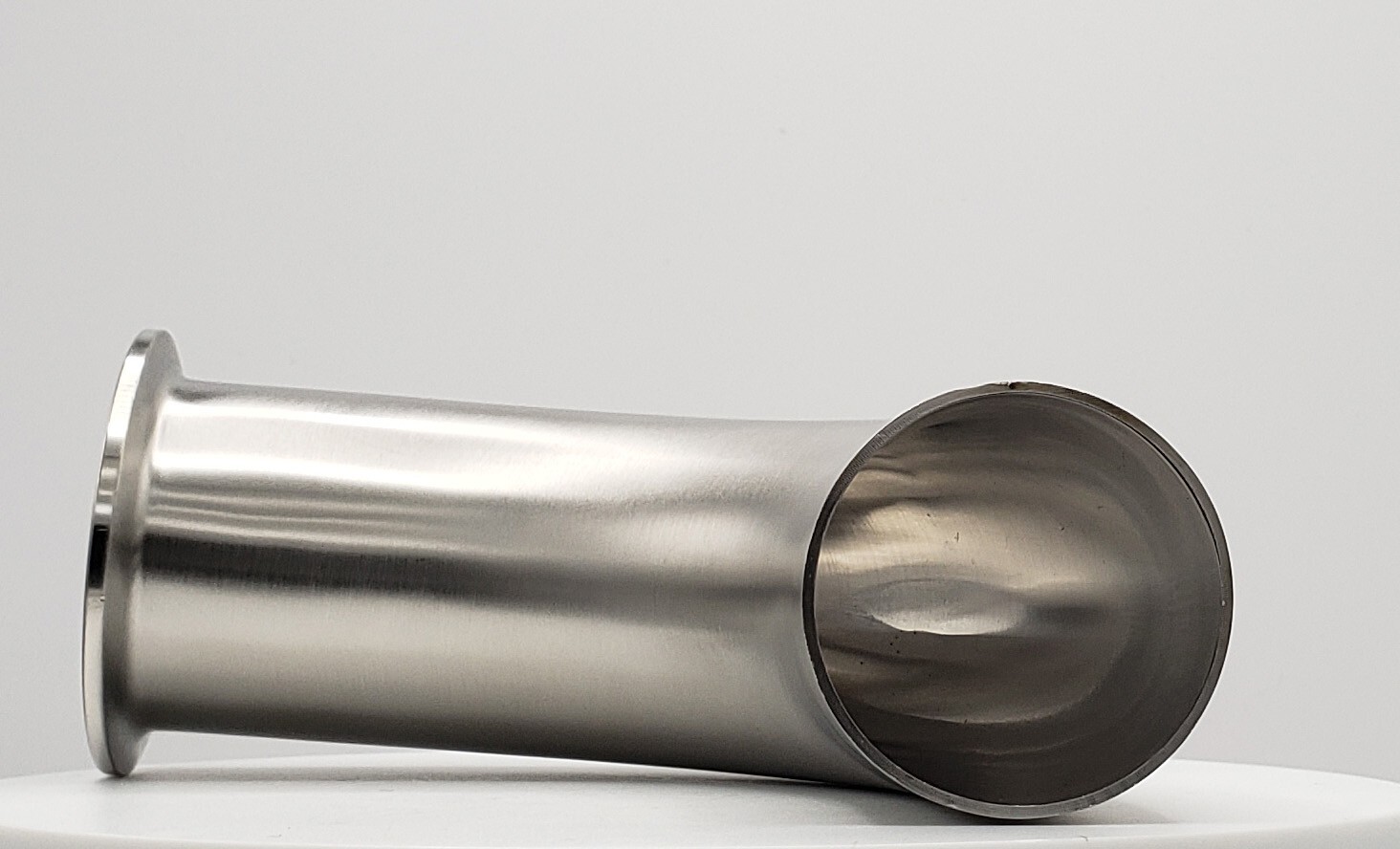 1.5″ 90° Tri-Clamp Sanitary x Butt-Weld Sanitary Elbow (L2CM) SS T304