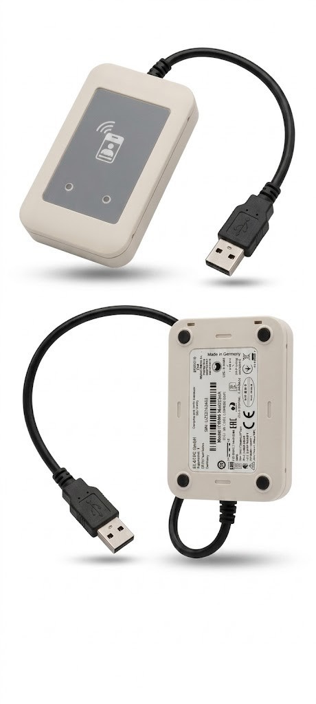 Elatec TWN4 MultiTech USB NFC RFID Reader w/2m Cable Contactless Smart card
