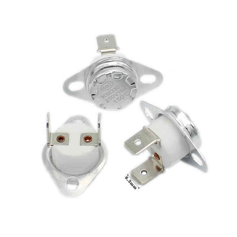 Temperature Control Switch KSD301 302 40-190℃ Normally Open / Close 250V 10A 16A