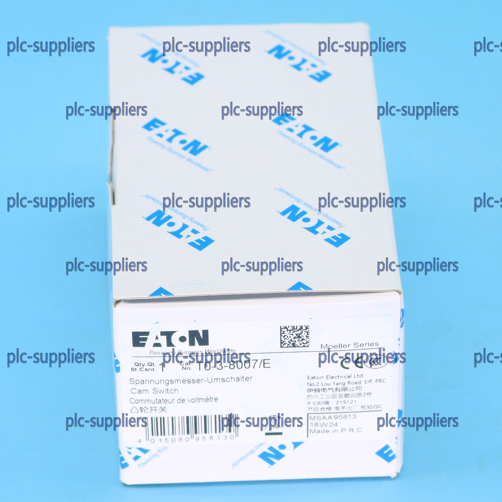 1PC NEW EATON MOELLER T0-3-8007/E Select switch Quality assurance