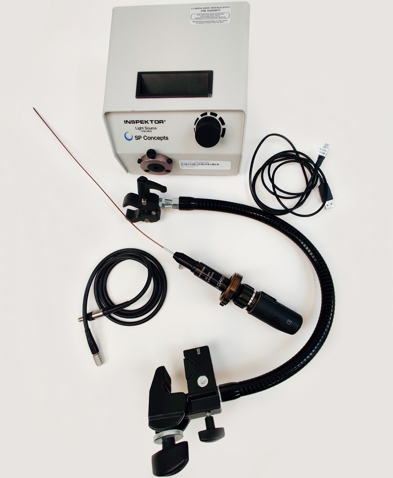 Clarus Inspection Scope 1.9mm x 35cm w Firefly GT405 compare Olympus IPLEX