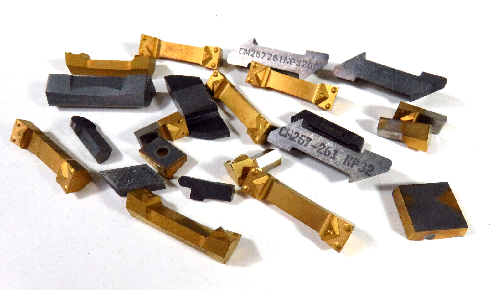 GRAB BAG lot of 22 NEW MISC carbide inserts
