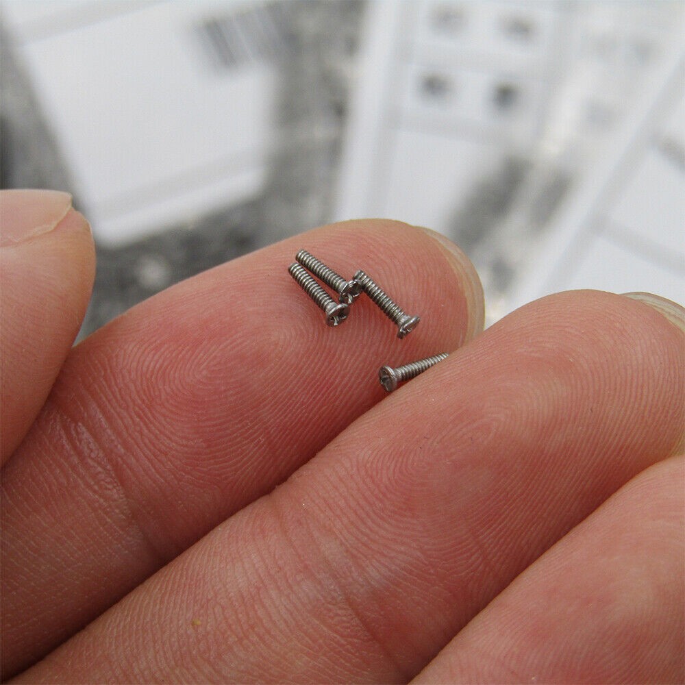 M1 M1.2 M1.4 M1.6 M2 Stainless Steel Phillips Countersunk Flat Head Small Screws