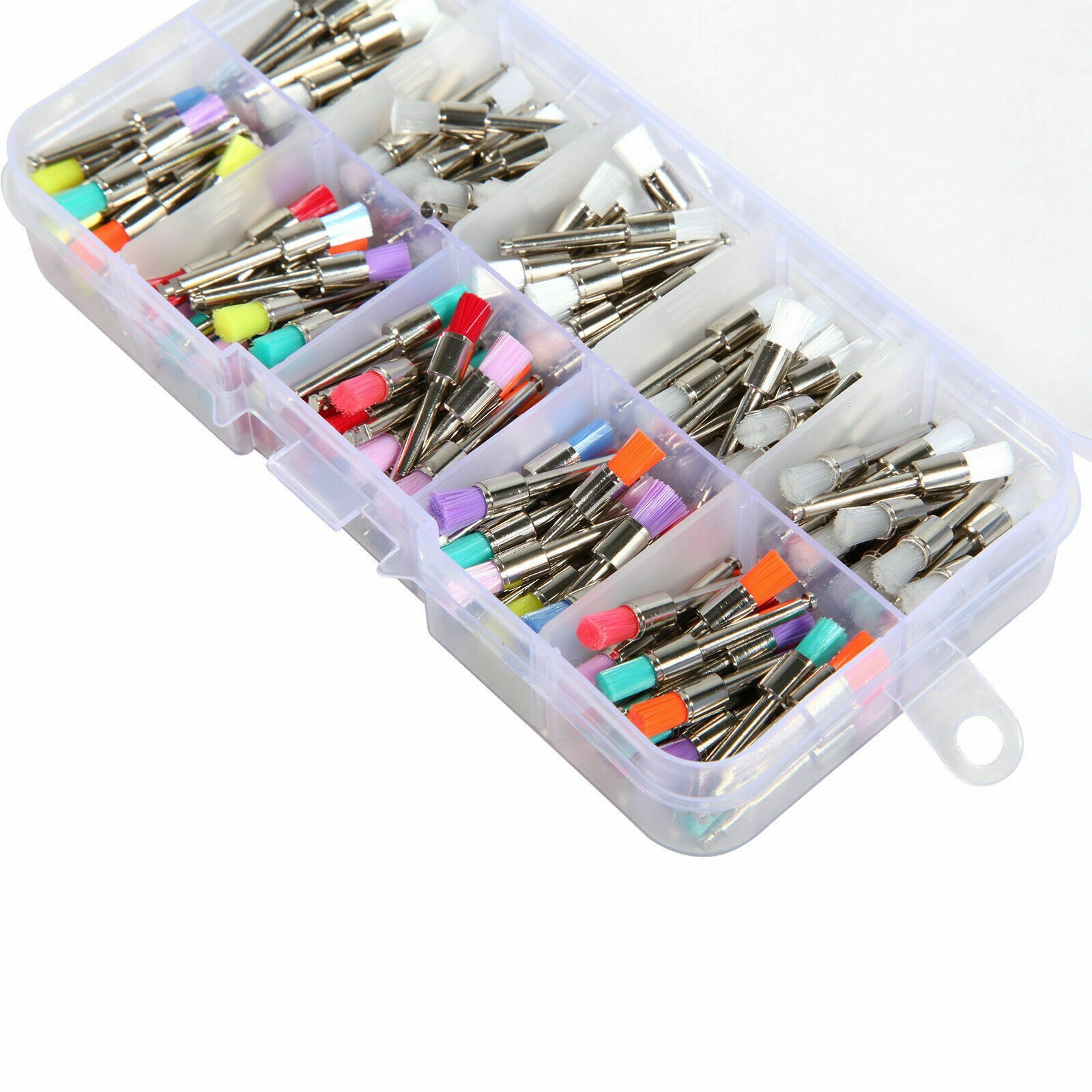 400pcs/ 2 boxes Mixed Types Dental Prophy Brush Brushes Polishing Polisher Cups