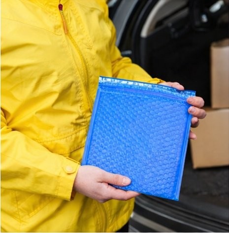 500 #0 6×10 Blue Poly Bubble Padded Envelopes Mailers Shipping Case 6″x10″