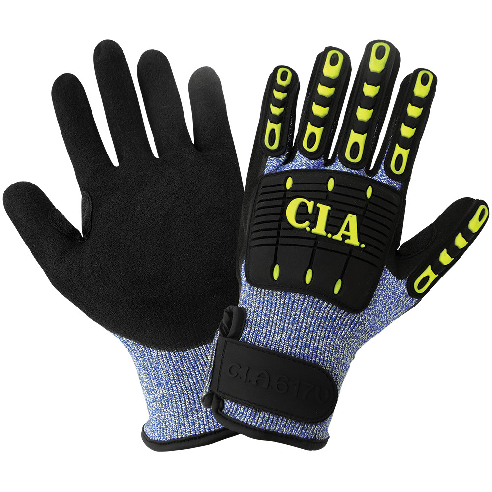SMALL Global Glove CIA617V Vise Gripster Cut Impact Abrasion Resistant CHILDS HR