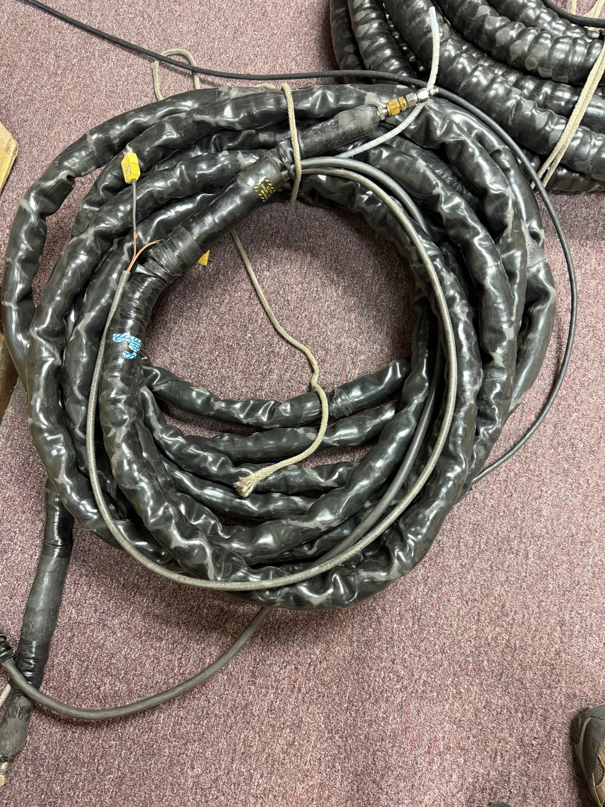 Heated Teflon sampling lines (50 ft. each) & controllers; 350 F max. temps; 120V