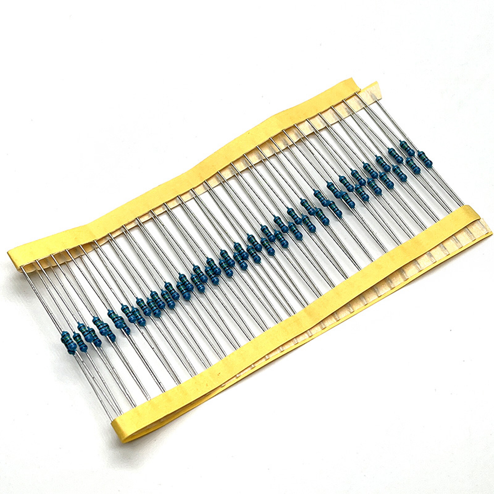 200pcs 1~1000Ω Ohm 1-1000R Metal Film Resistors 1/4W 0.25W 1% Tolerance