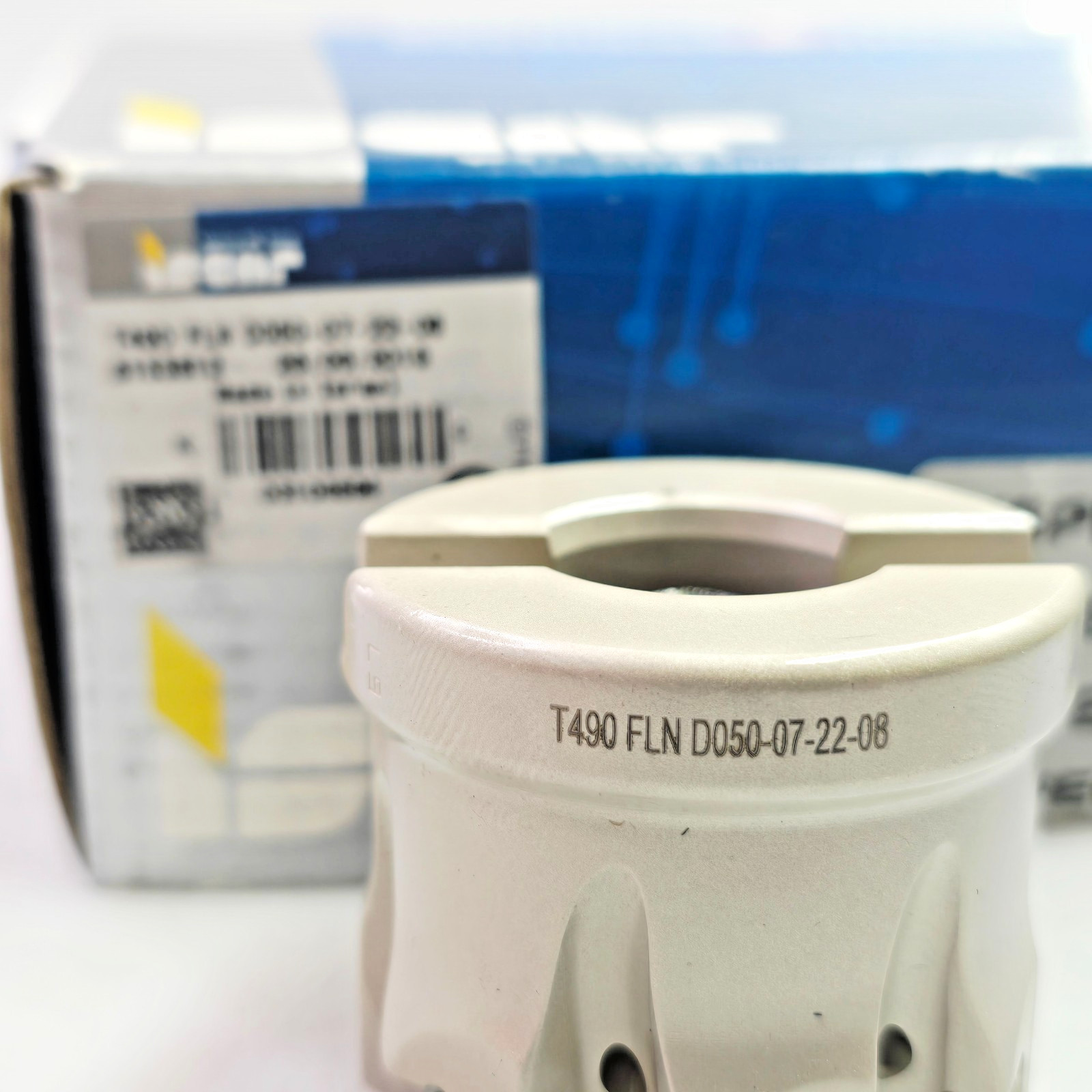 Iscar 50mm T490 FLN D050-07-22-08 Indexable Face Mill Heli-Tang Milling Cutter