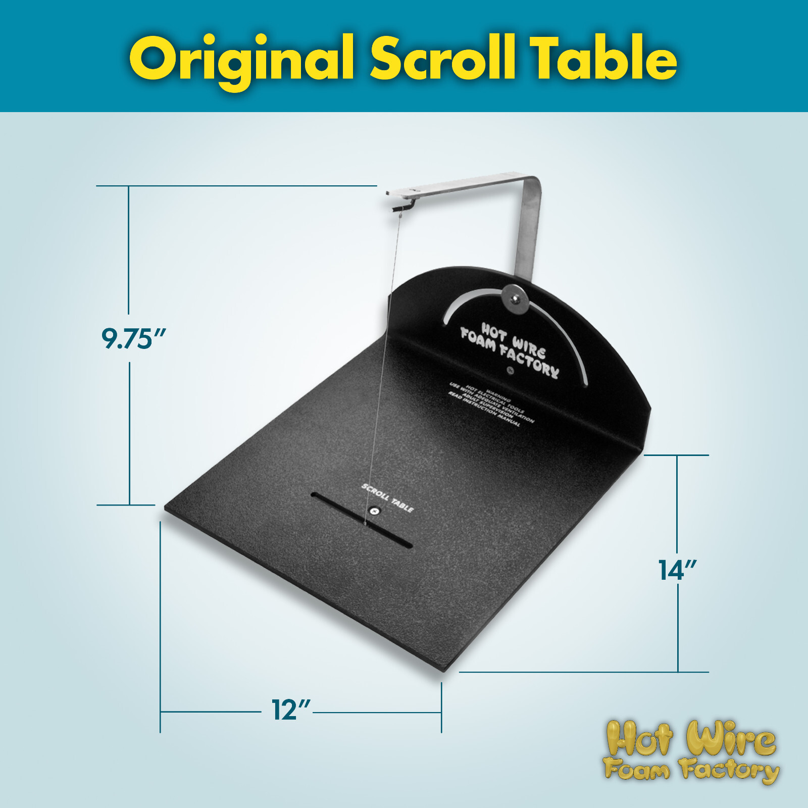 Hot Wire Foam Factory Original Scroll Table Foam Cutter #K03