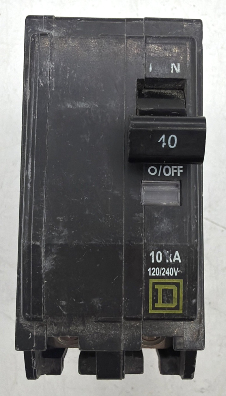 SQUARE-D QO210 CIRCUIT BREAKER 2-POLE UNIT 10-AMP TYPE/TIPO QOA 120/240V