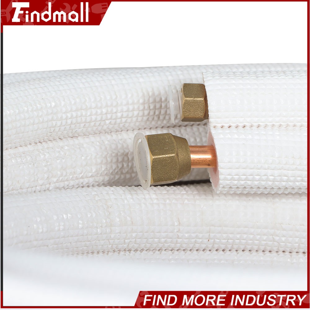 Findmall 50 Feet 1/4″ – 3/8″ Dia. Install Kit For Mini Split Heat Pump Systems