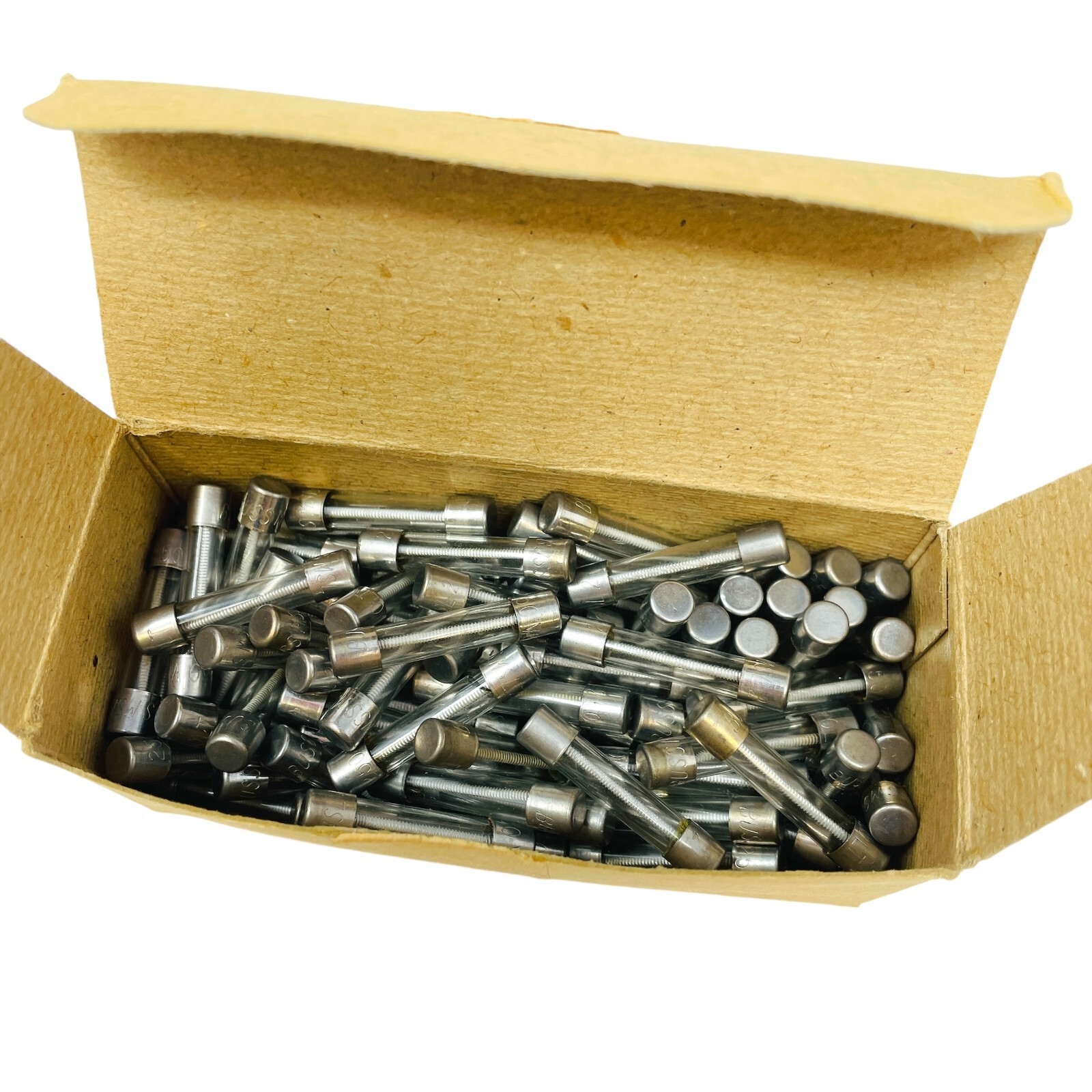 Box of Bussmann MSL-2 Cartridge Glass Fuse Slow Blow 250V 2A New Approx. 100 pcs