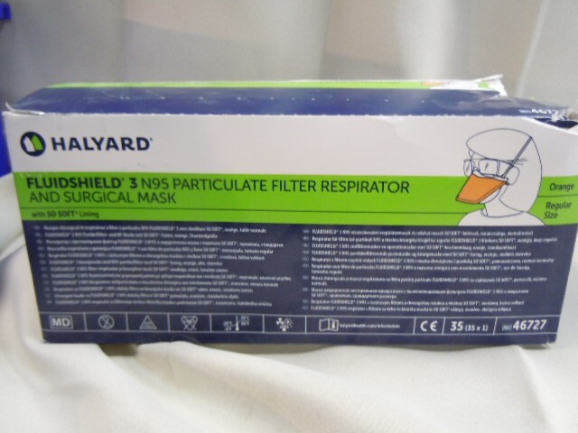 Halyard FluidShield Procedure Masks 2 – 35 pc boxes