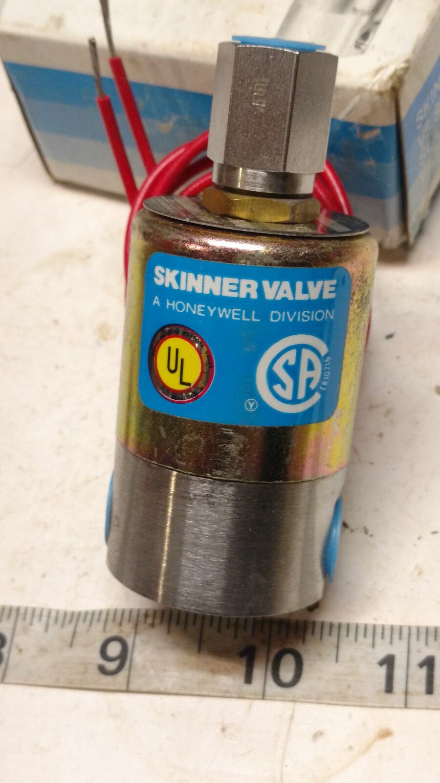 Honeywell Skinner V53DB2020 Solenoid Valve 3-Way NC 24Vdc 20 PSI 1/4″ NPT