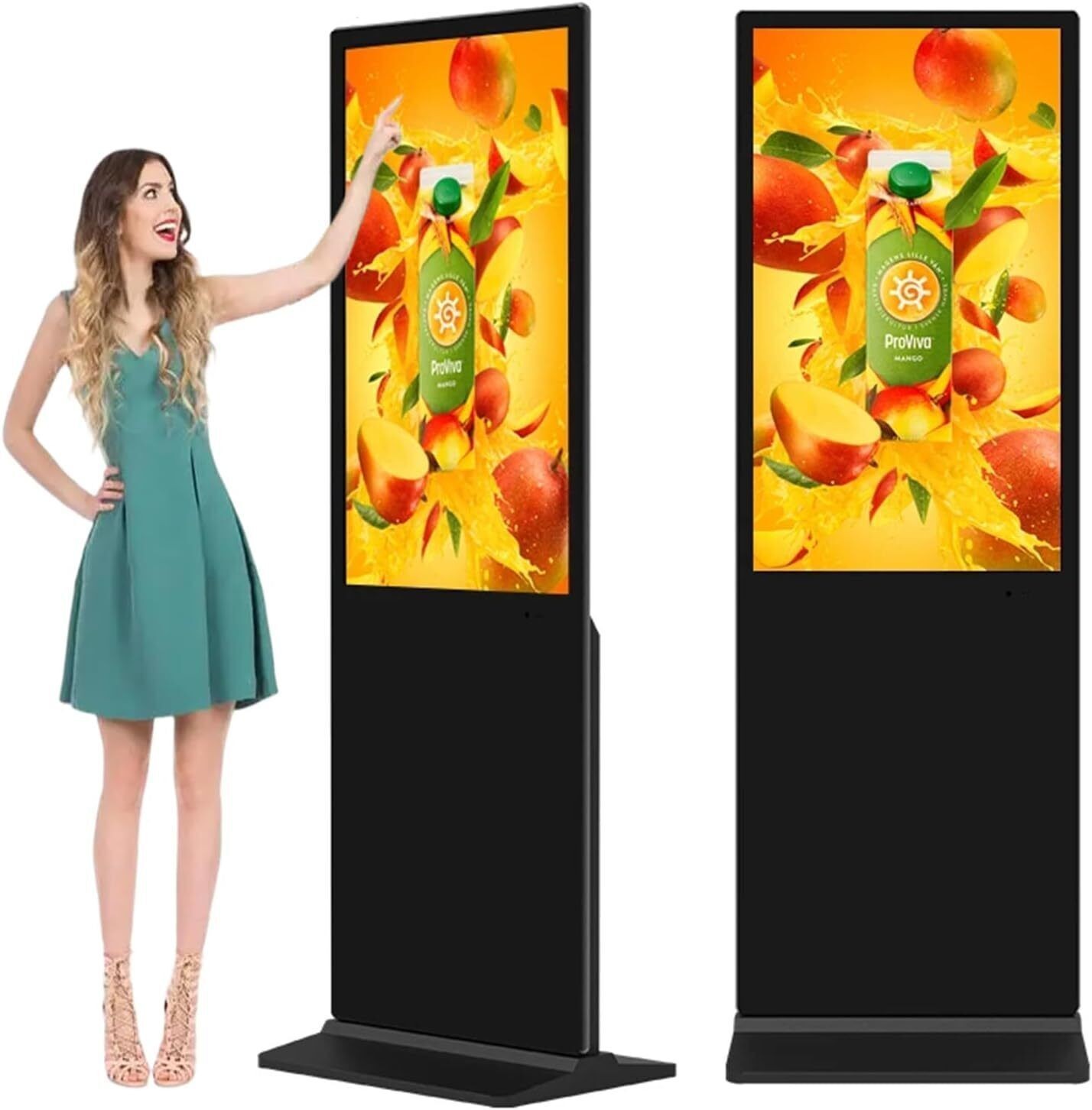 Commercial LCD Screen Digital Signage Display Non-Touchscreen Advertizing iosks