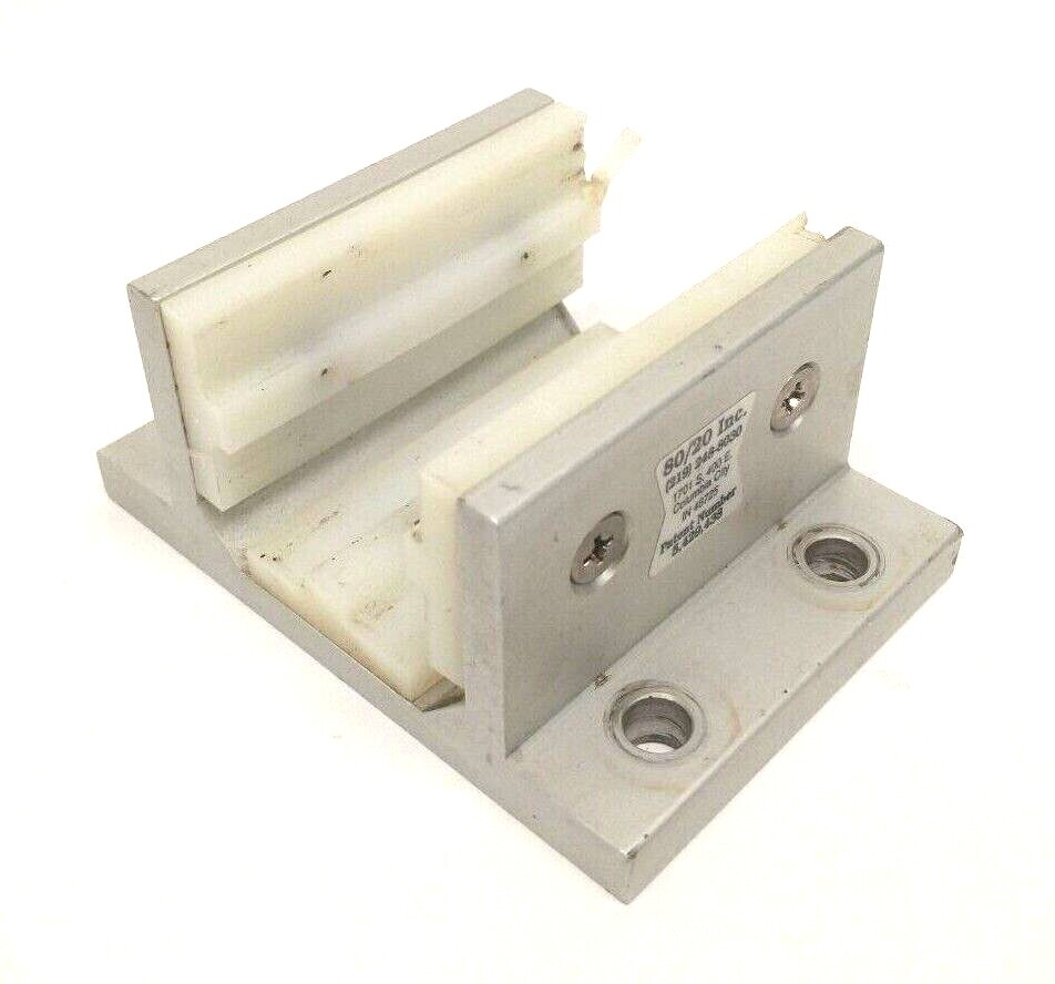 80/20 6825 3-Slot Mount Double Flange Aluminum Linear Bearing DAMAGED PLASTIC