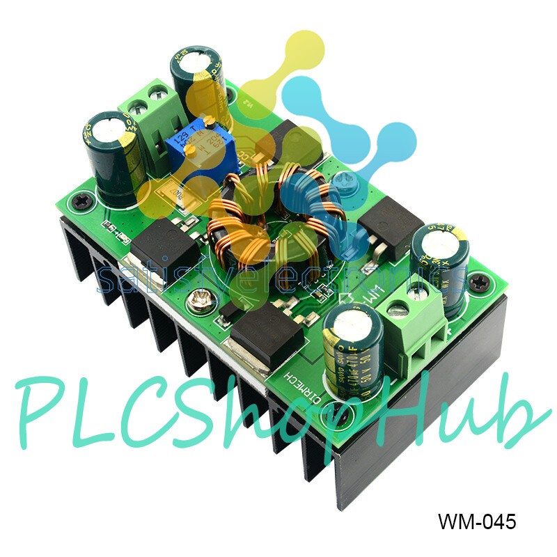 DC-DC 300W 10A CC CV Automatic Step-Up Step-Down Buck-Boost Power Supply Module