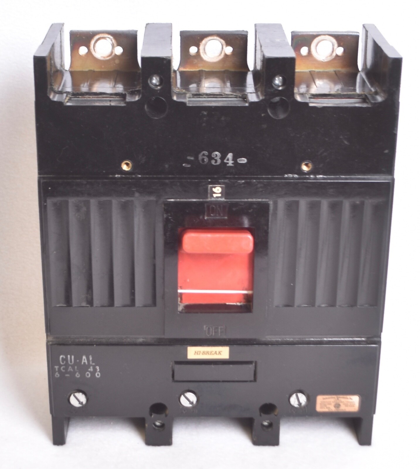 GE General Electric 3 Pole 400A Circuit Breaker THJK436F000