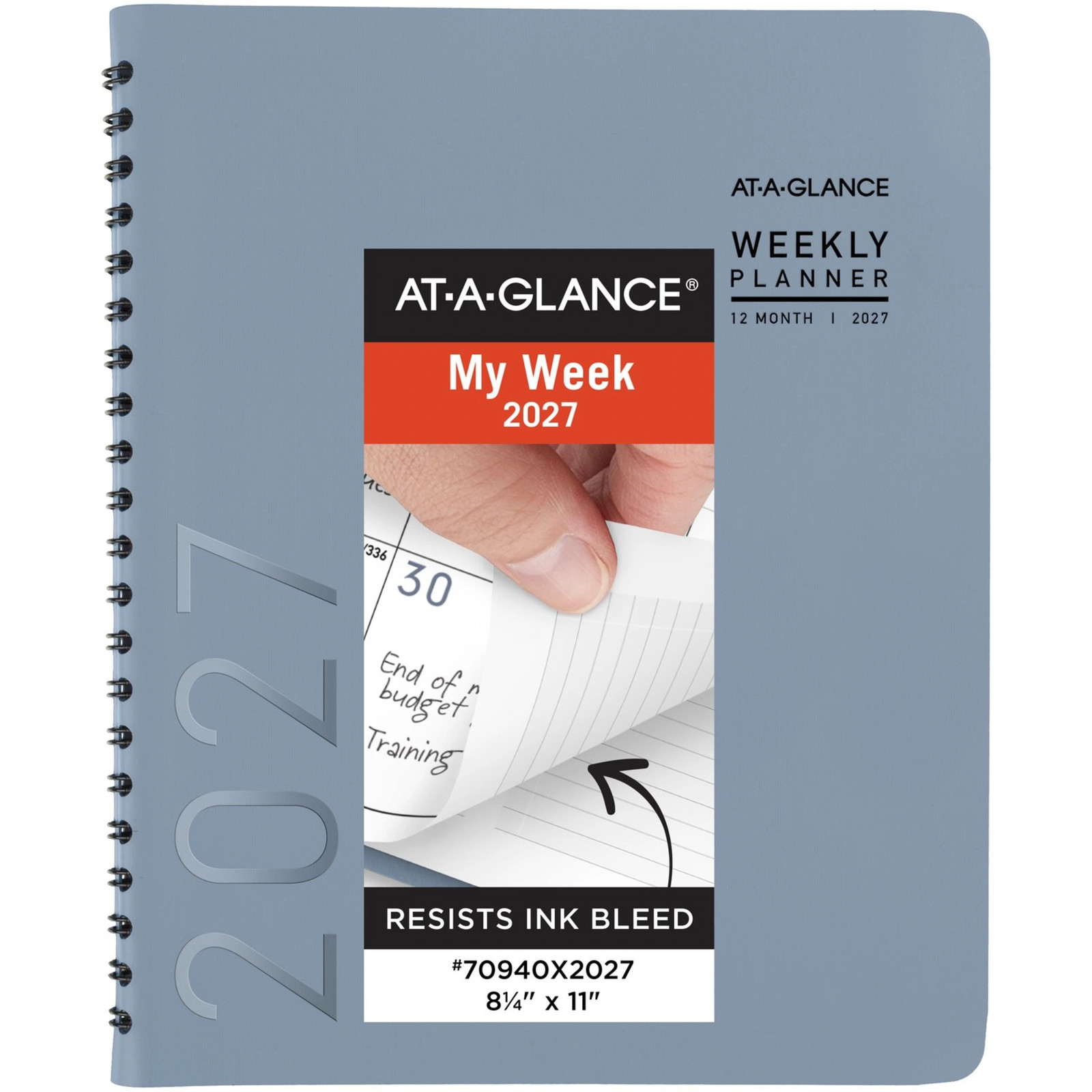 AT-A-GLANCE Contemporary 2027 Weekly Monthly Planner, Drizzle