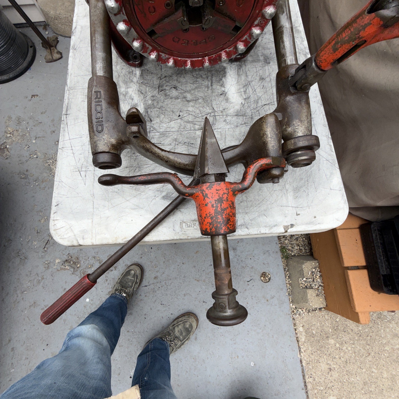 Ridgid 300 Pipe Threader Threading Machine.Working Great.Free Local Pickup 60641
