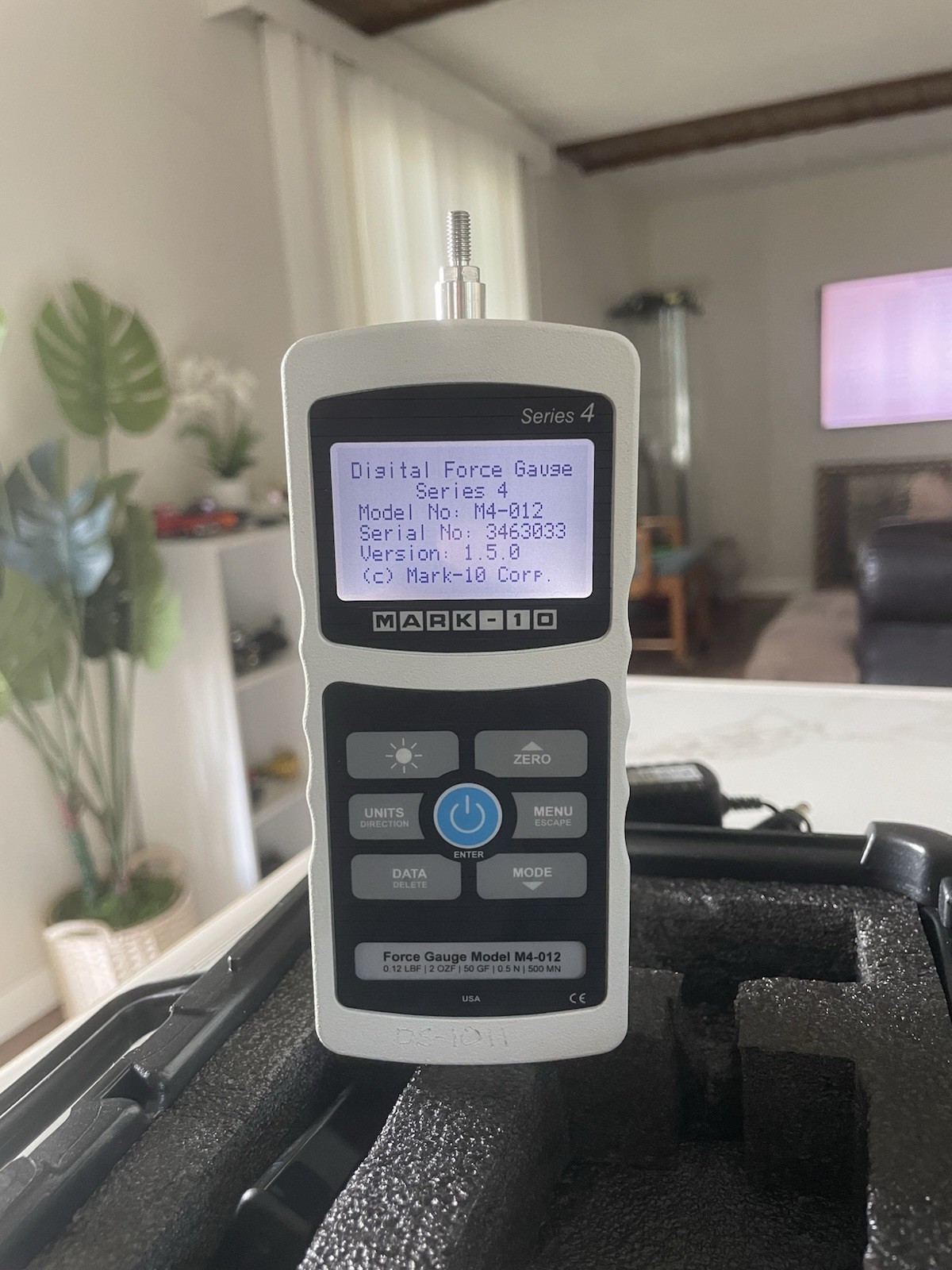 Mark-10 M4-012 Series 4 Advanced Digital Force Gauge 0.12 lbF Tested