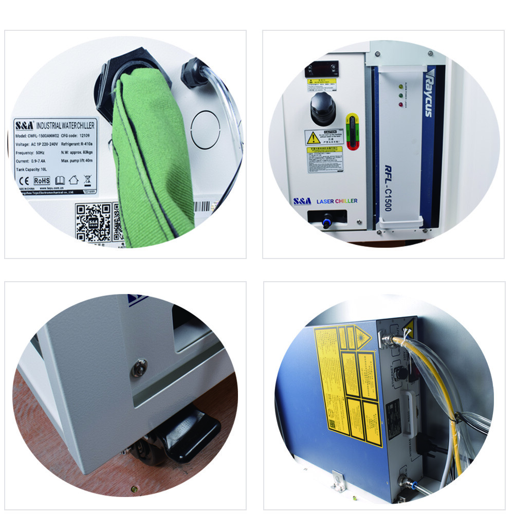 Raycus 3000W Handheld Fiber Laser Welder Cutting Cleaning Machine 4 IN 1 Combo