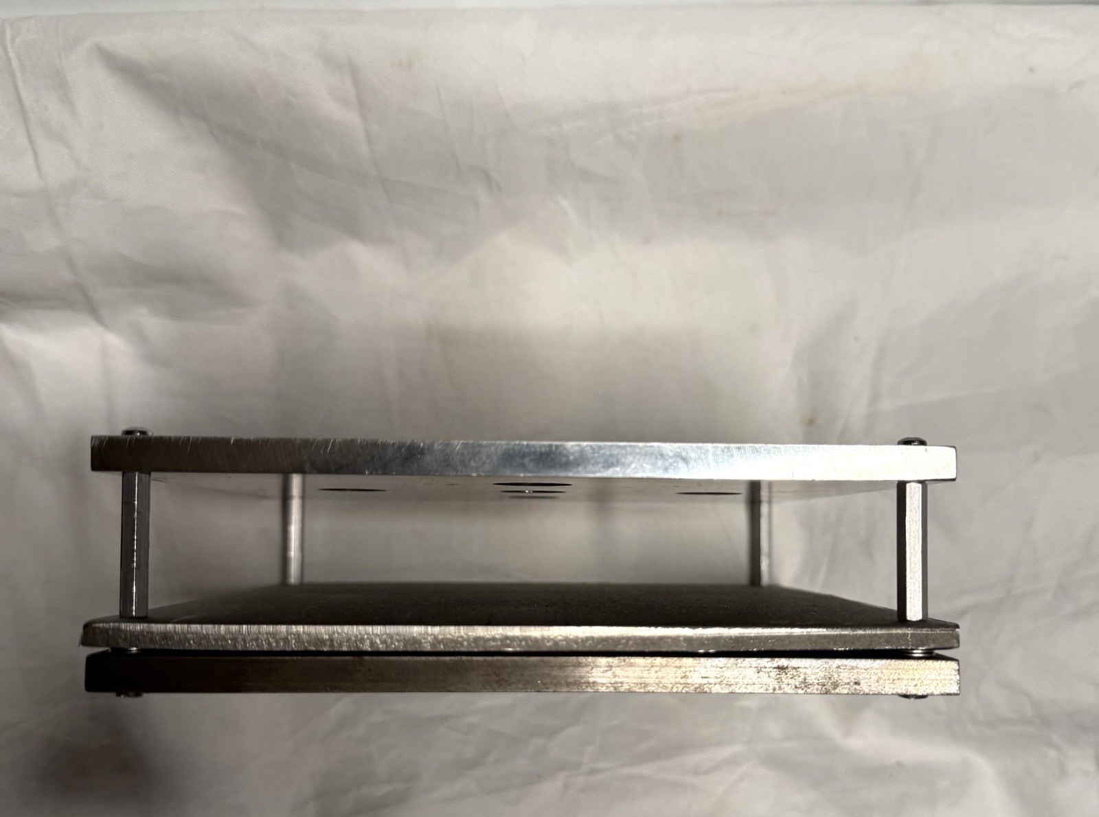 Custom Machined Aluminum 5-Port Manifold Fixture Plate Industrial Test Block 6in