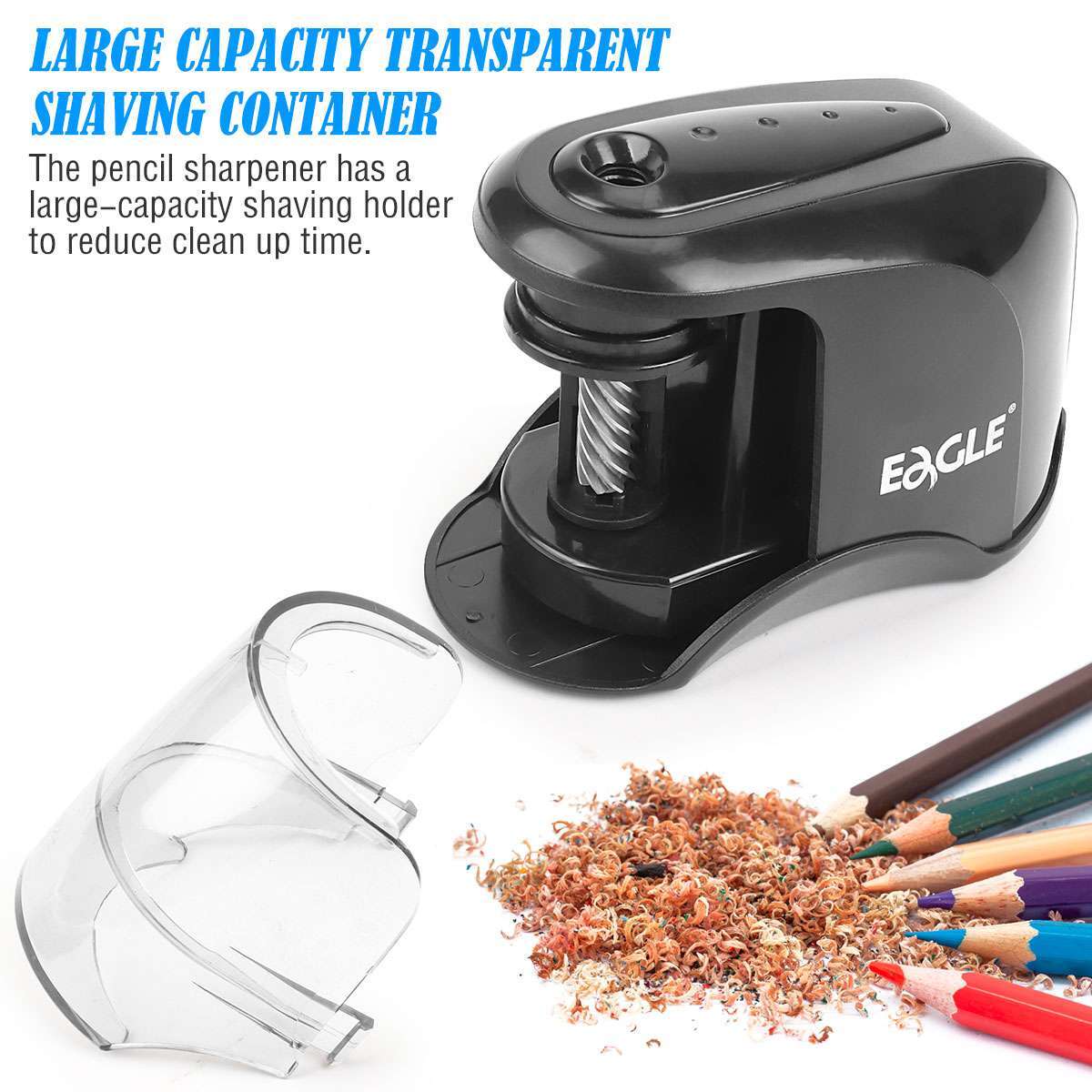Automatic Electric Pencil Sharpener Battery Operated for Home School Office