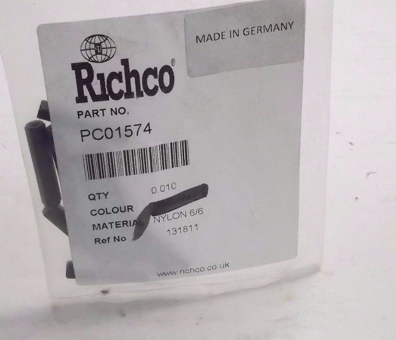 Richco PC01574 Hex Spacer (HTSN-M3-30-6-1) Nylon M3 F-F 30MM (Bag of 10 pcs)