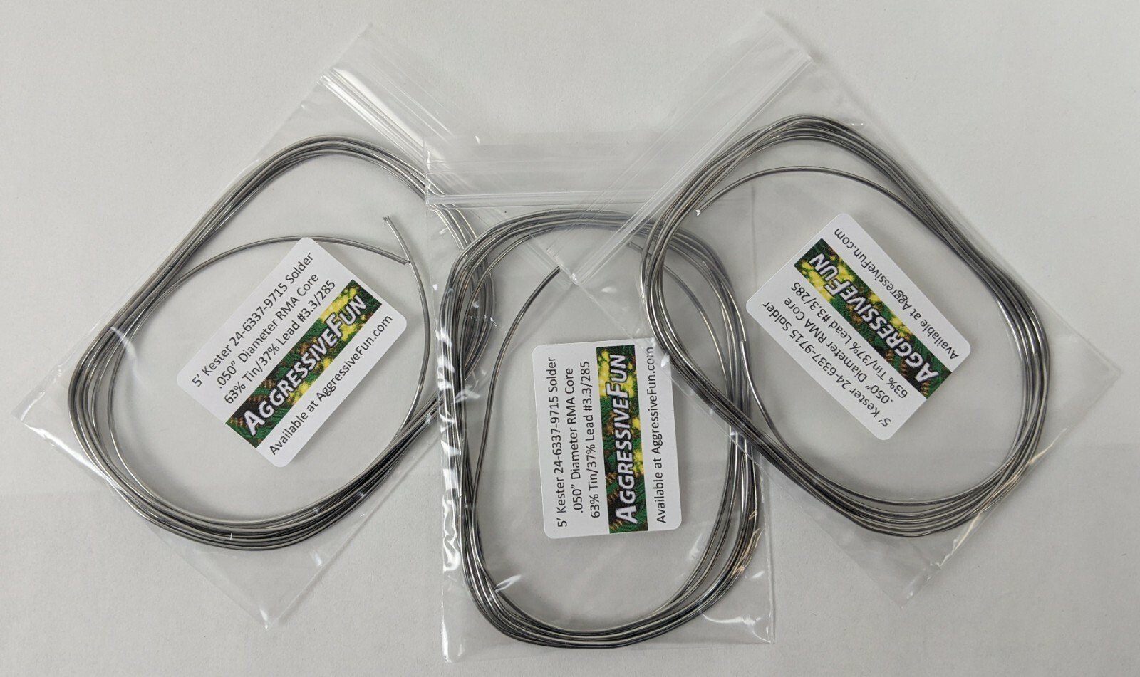 Kester Solder .050″ 1.3mm 63/37 RMA 3.3% 66/285 Core Eutectic 24-6337-9715 15ft