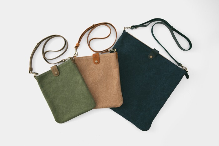 TRAVELER’S FACTORY Canvas Shoulder Bag M Olive W36.5xH35.0cm,W14.3xH13.7in