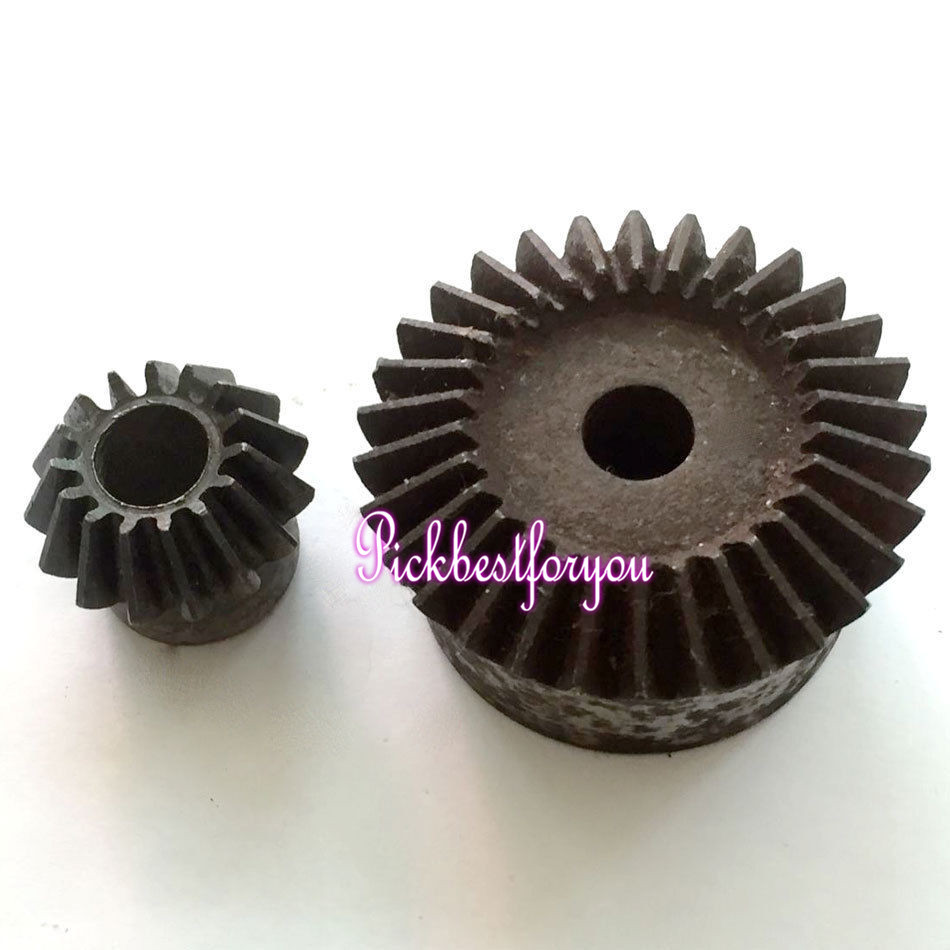 1Set Bevel Gear 2.5 Module 1:2 (15T/30T) 90 ° Pairing Bore (8/12mm) #MW41 QL