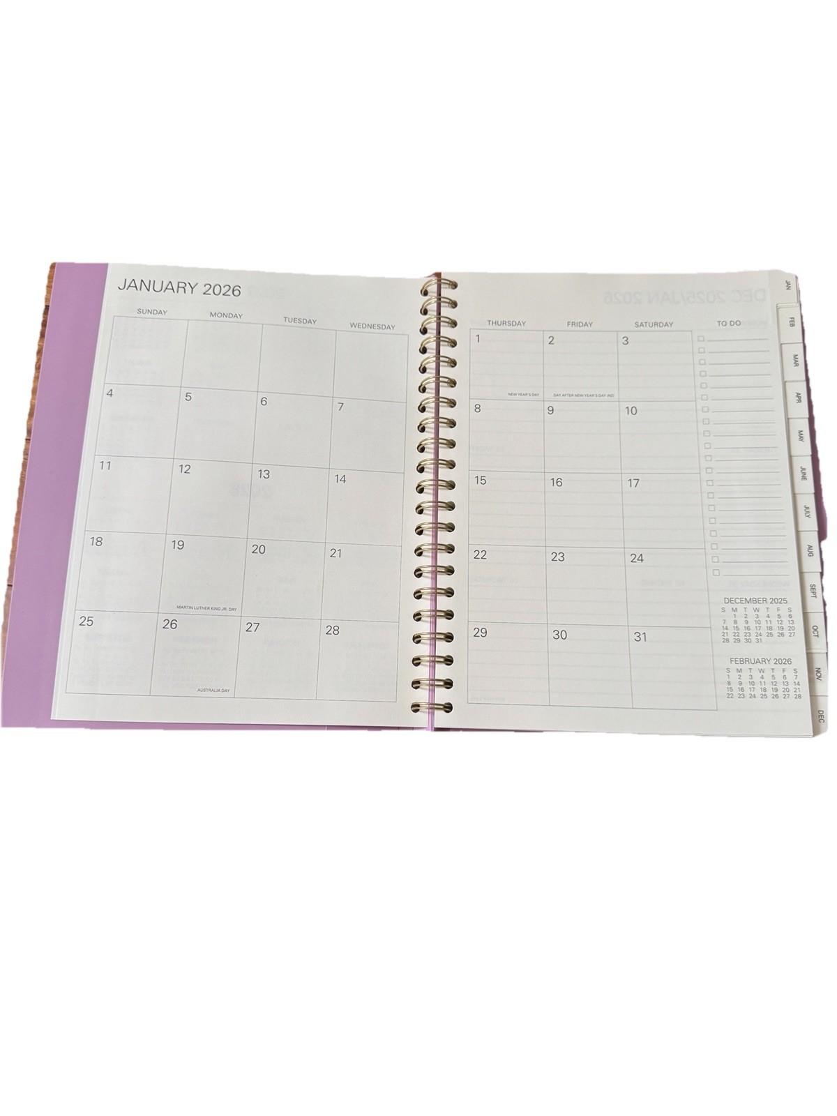 2026 Planner Orange Circle Studio 12 Months Planner Jan-Dec 2026 11×9” X- Large