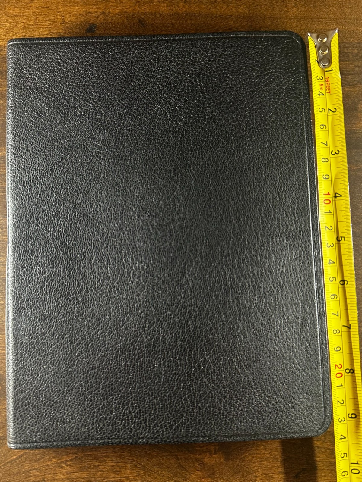 Graphic Image JLL Premium Black Leather Flexible Soft Cover Journal Notebook 7×9