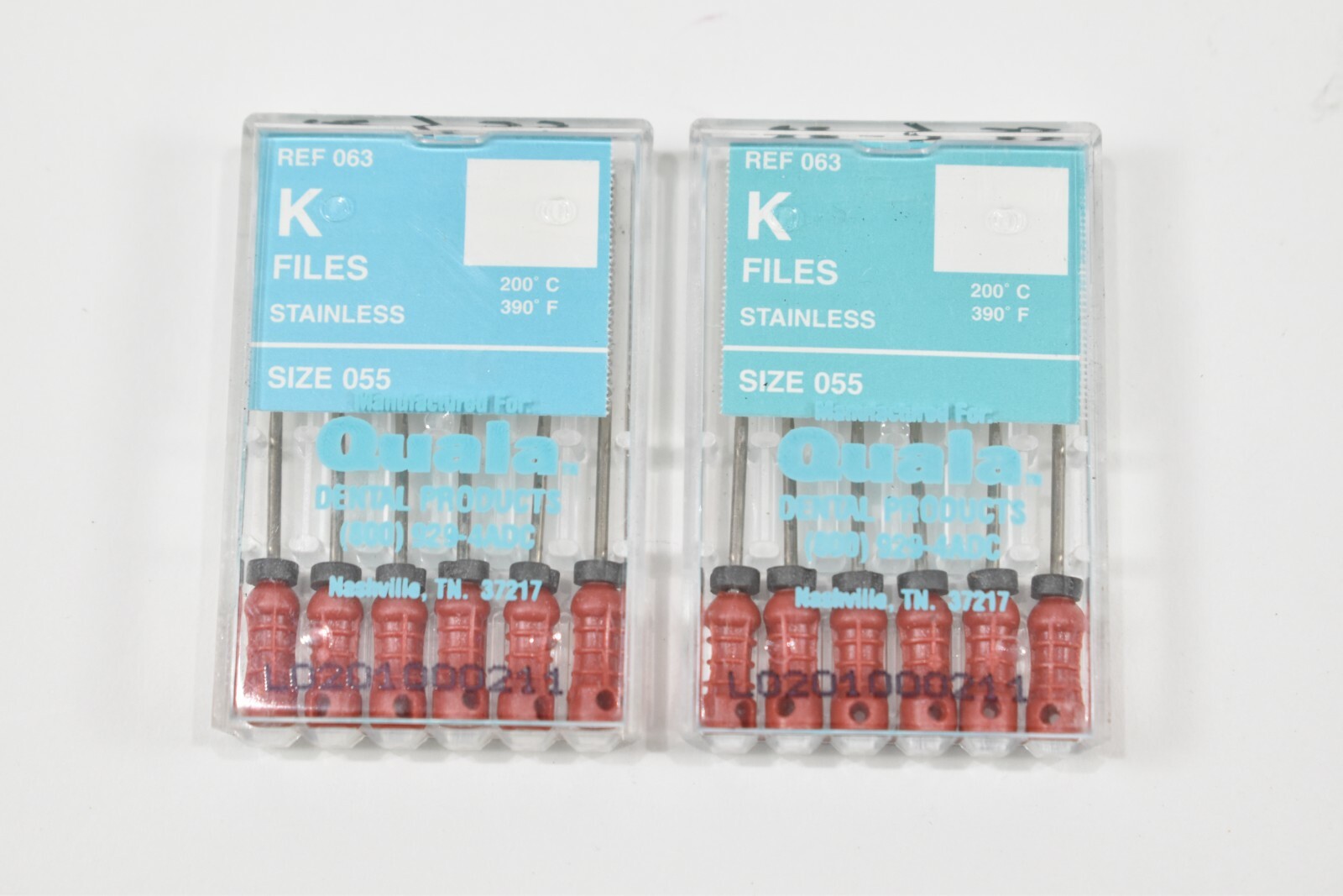 Dental Endodontic K FILES Quala Sizes 006, 008, 055, 040, 050 & 070