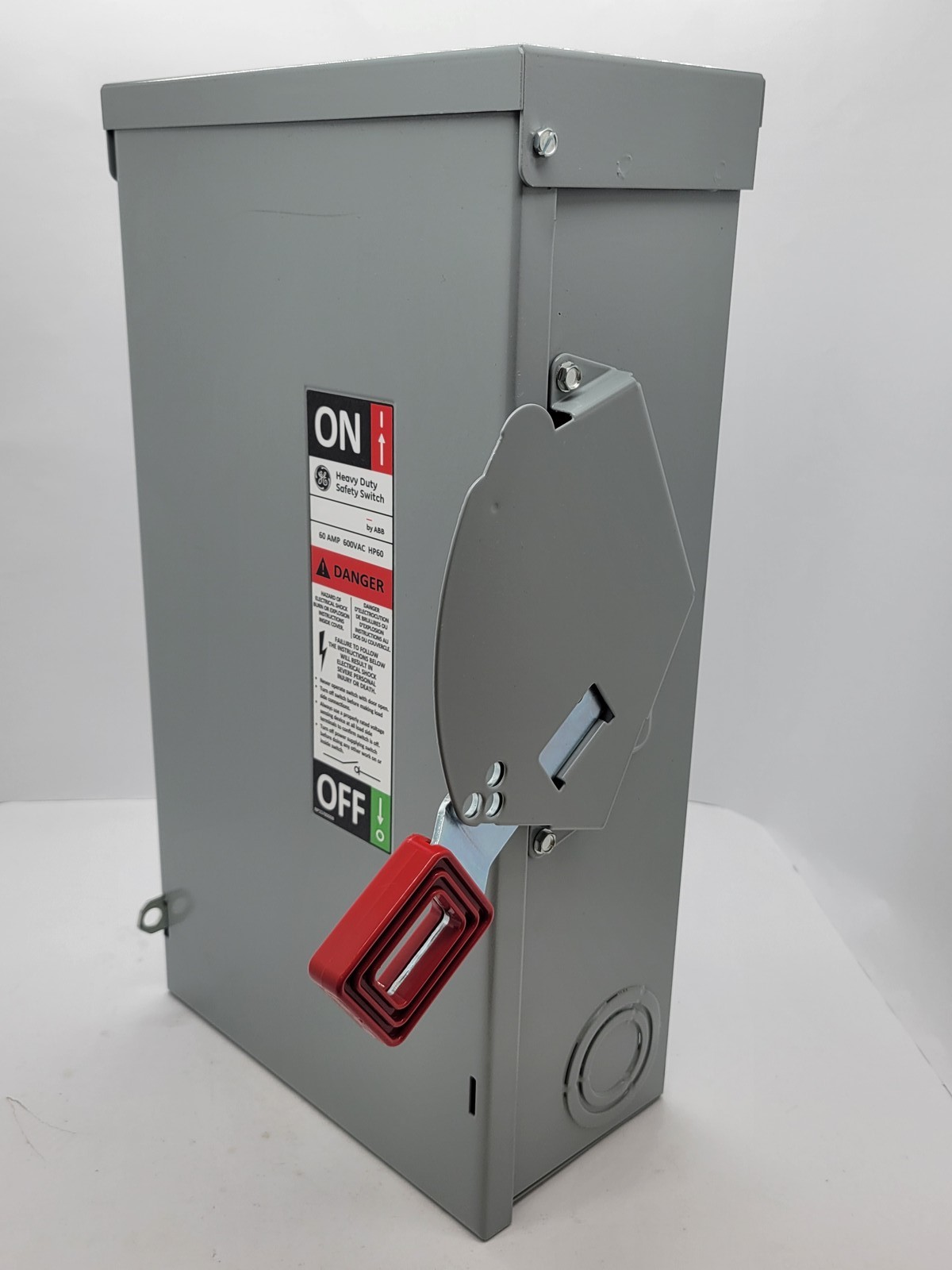 General Electric THN3362R Non-Fusible Heavy Duty Safety Switch 60A 3P 3W 600V