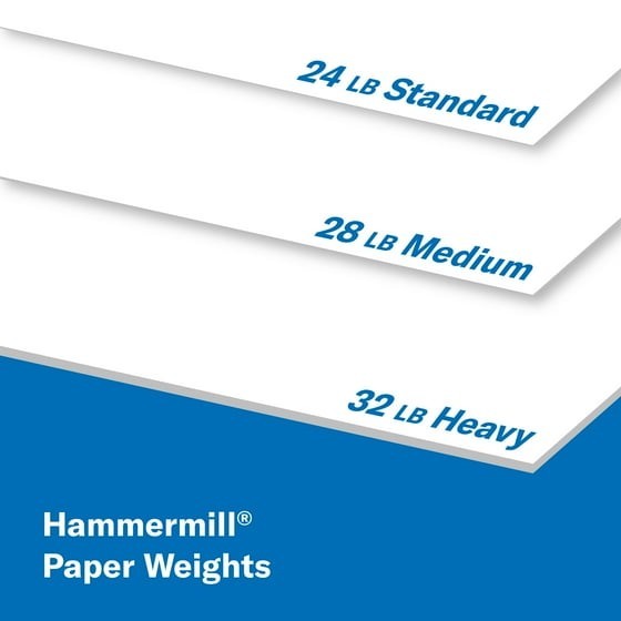 Hammermill Premium Printer Paper, 24lb,8.5×11,White,1 Ream ,500 Sheets.