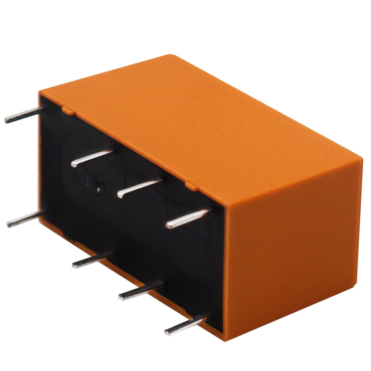 6pcs Coil DPDT PCB Power Relay DC 12V 8 Pins Mini Power Relay HK19F-8P-12V