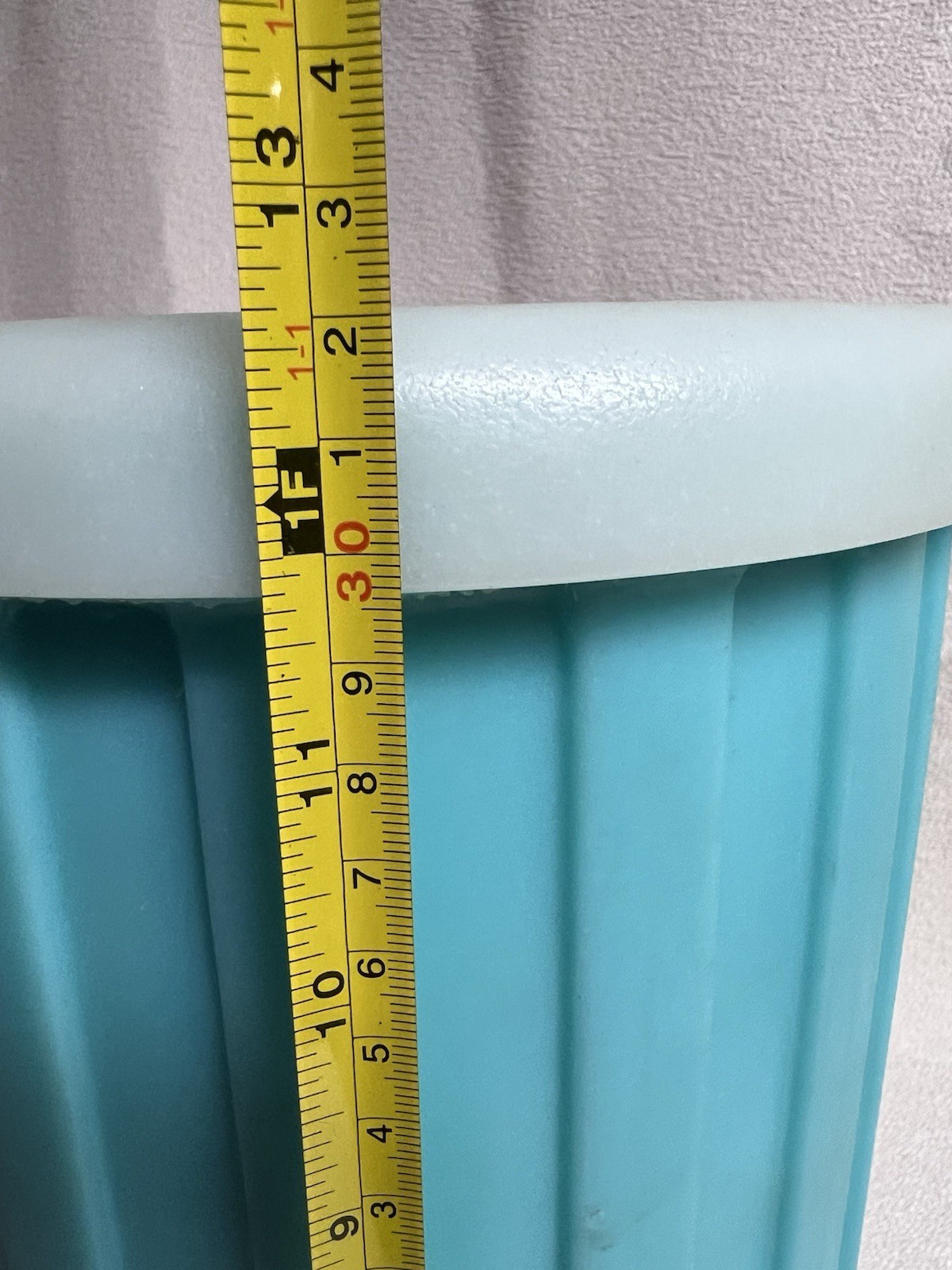 Nalgene 4000 mL Dewar Flask Teal Lab Nitrogen Jar w/ 2 pairs Split Lid & Handle