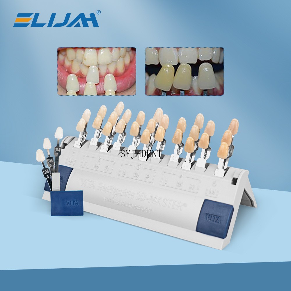VITA Dental Lab Resin Toothguide 3D Master with Bleached Shade Guide 29 Colors