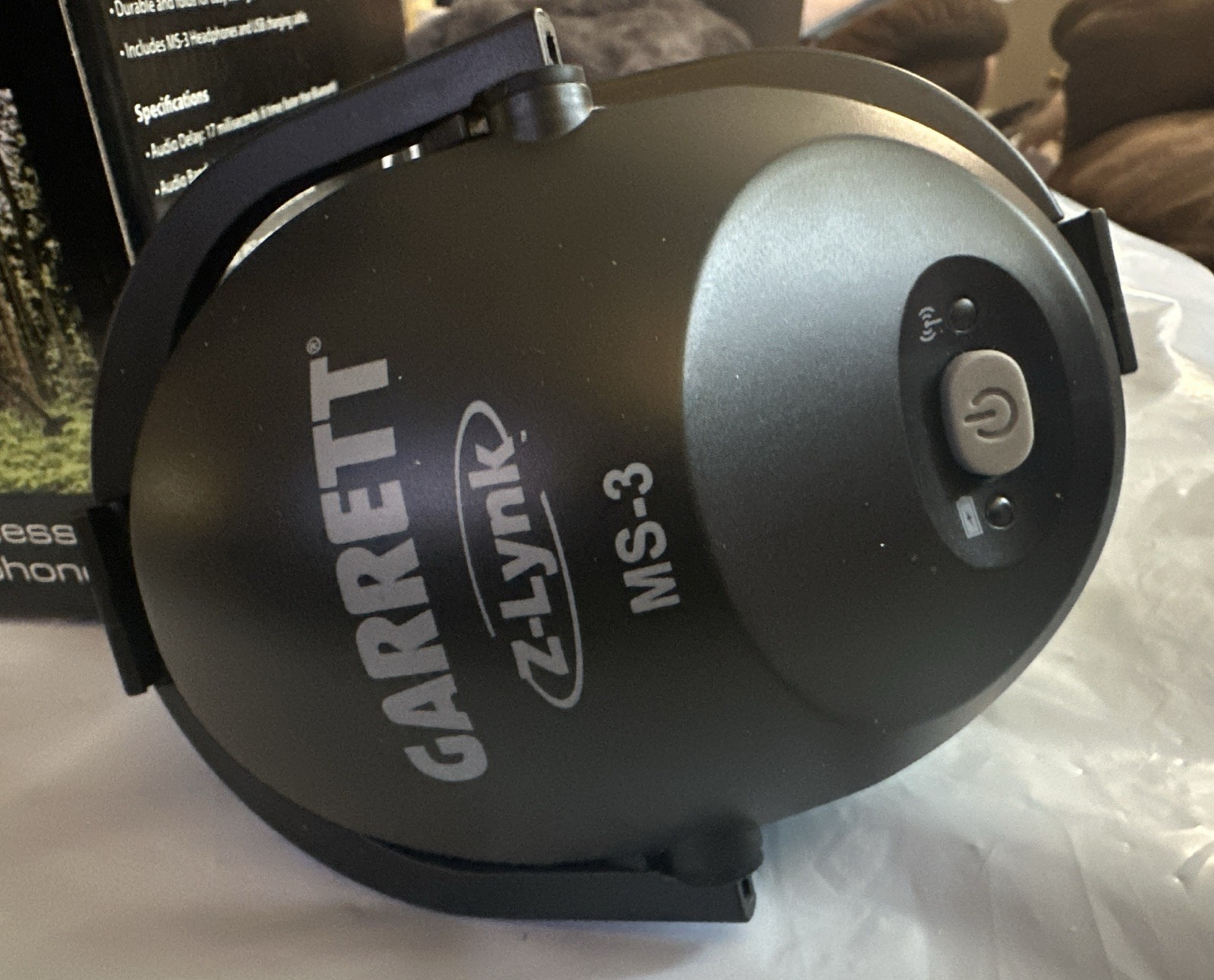 Garrett Ms3 Z-lynk Wireless Headphones for Garrett Metal Detectors 1627710
