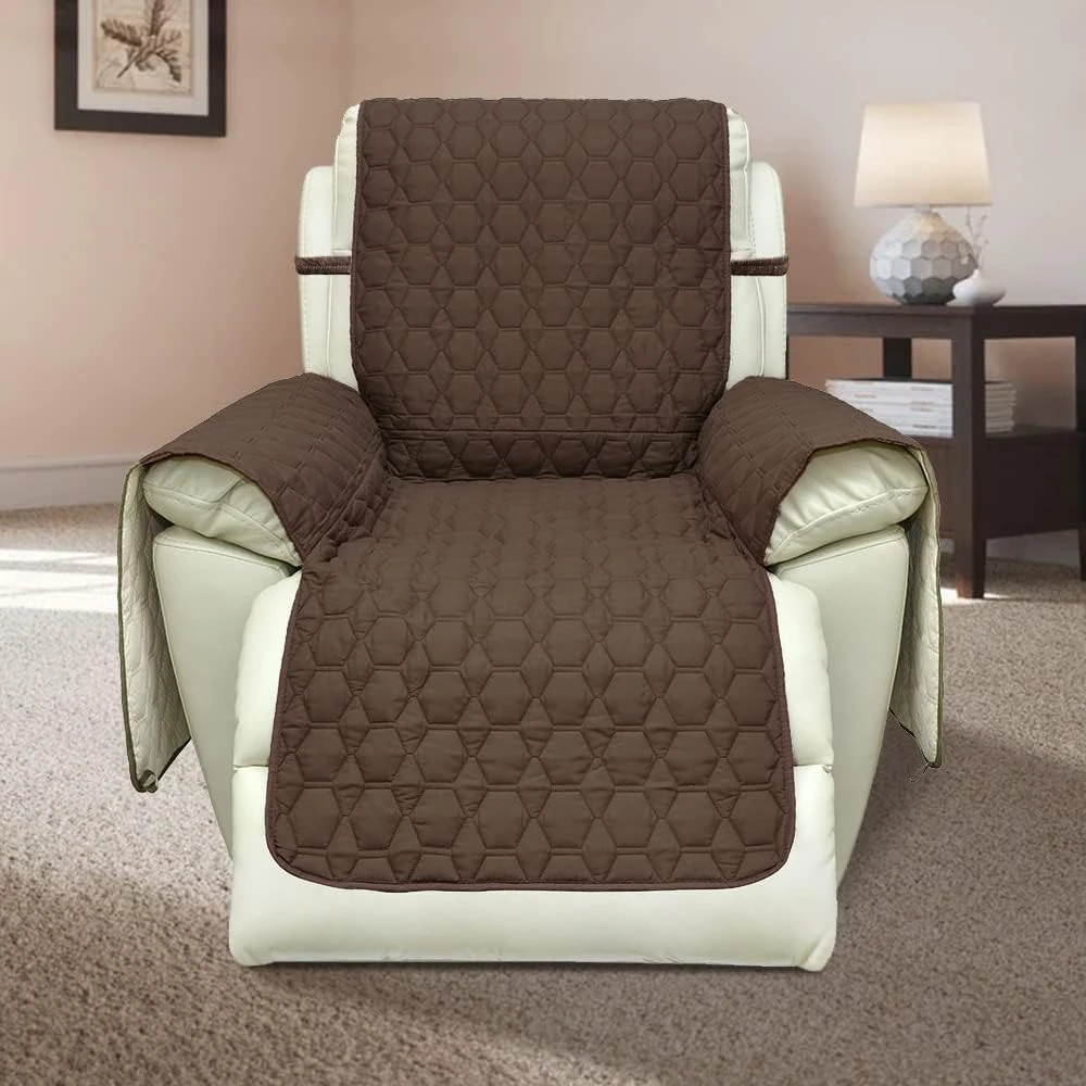 RBSC Home XL Recliner Cover – 100% Waterproof, 30″ Wide, Brown