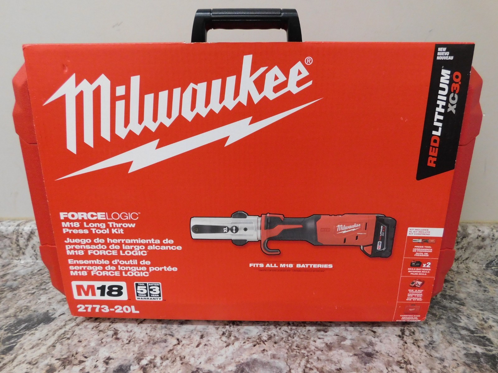 Milwaukee 2773-20L M18 FORCE LOGIC Long Throw Press Tool Kit (Sealed)