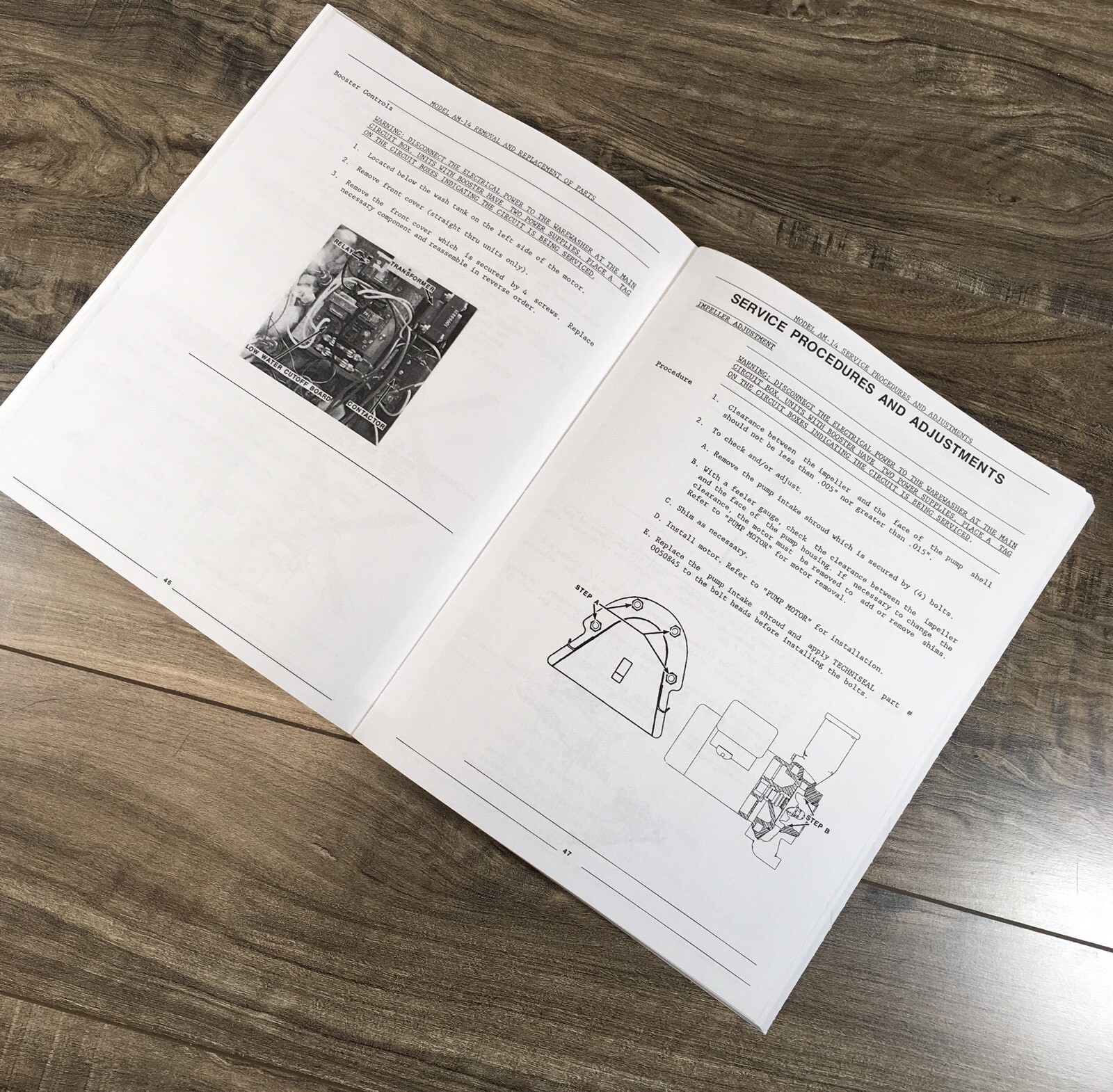 Hobart Model AM-14 AM-14C AM-14M AM-14CM Dishwasher Service Manual Repair Shop